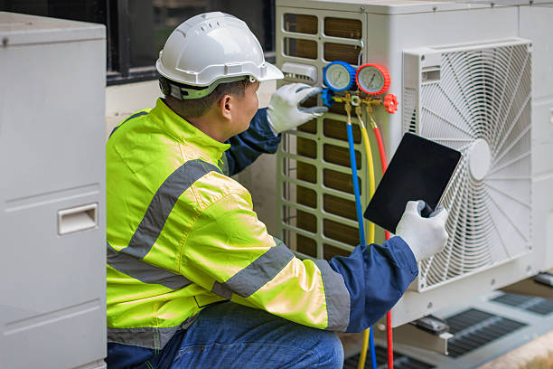 Professional Hvac technician working in Merna, IL